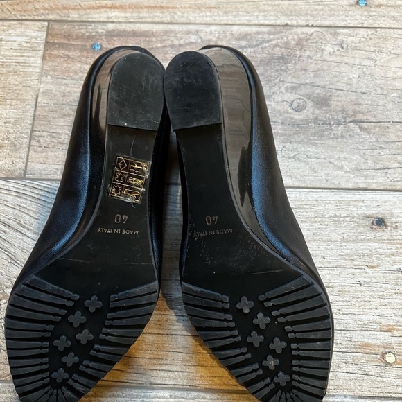 Giorgio Fabiani Leather Platform Shoes Made in Italy Size 10 - Picture 7 of 7